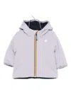 K-way Hooded Padded Jacket In Purple