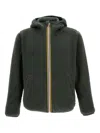 K-way Jack Sherpa Polar Double Jacket In Green