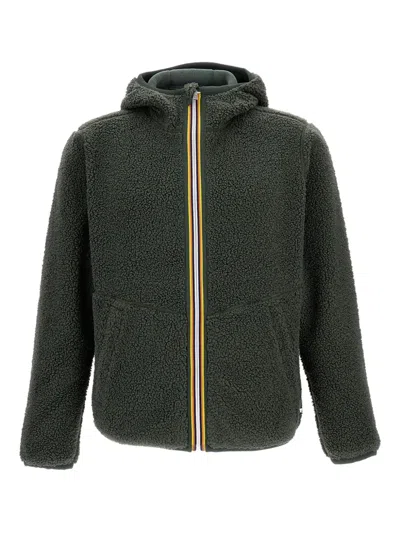 K-WAY HOODED POLAR FLEECE JACKET