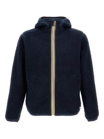 K-WAY HOODED SHERPA FLEECE JACKET