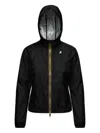 K-way Lil Iridescent Metal Ny In Black