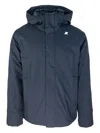 K-way Jacko Twill Marmot Blue Jacket In Blue
