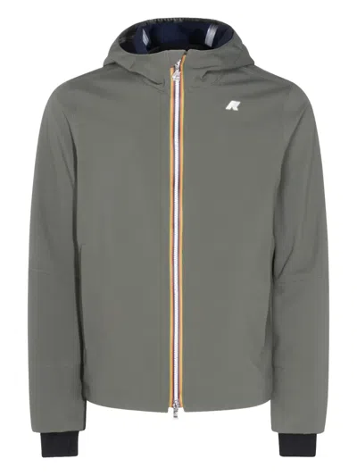 K-WAY HOODED ZIP-UP JACKET