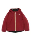 K-way Hooded Zip-up Jacket In Red