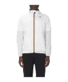 K-way Hooded Zipper Casual Jacket In White