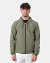 K-way Hoodie With Zip Mod. Jourdain Travel - V15 Green Lichen In Green
