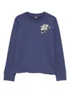 K-way Ice-skate Long-sleeve T-shirt In Blue