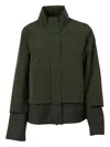 K-way Isan Zip-up Jacket In Green