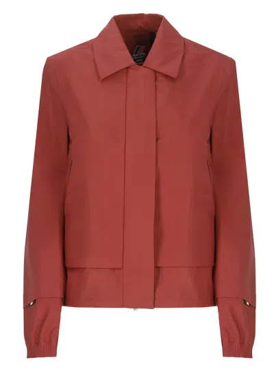 K-way Isarty Jacket In Red