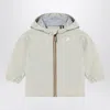 K-way Jack Beige Jacket In Waterproof Nylon