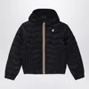 K-way Gesteppte Kapuzenjacke In Black