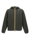 K-way Jack Stretch Logo Jacket In Green