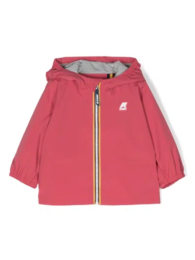 K-way Babies' Jack Hooded Jacket In Pink