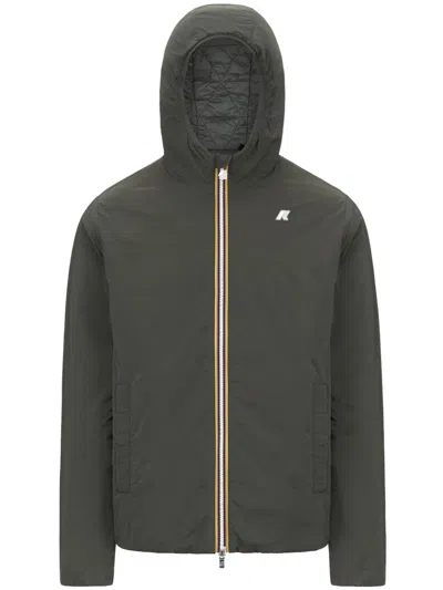 K-way Jack Plain Warm Clothing In Green