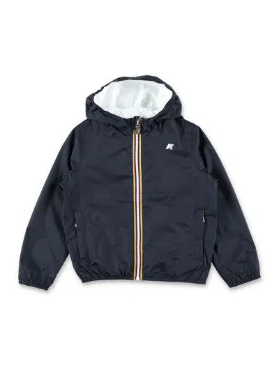 K-way Jack Plus Reversible Jacket For Kids In Blue