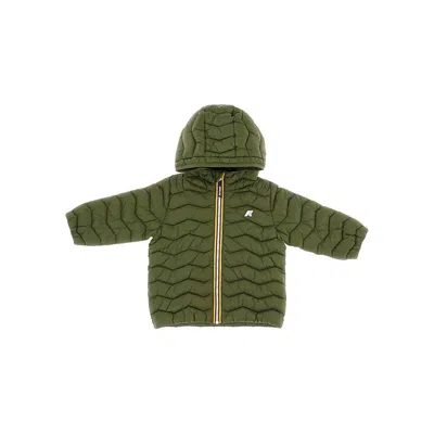 K-way Jack Quilted Warm Jacket Kids In Green
