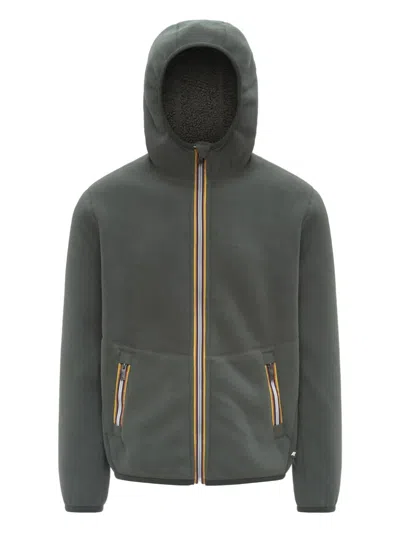 K-way Jack Reversible Jacket In Green