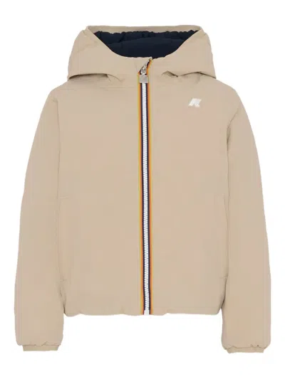 K-way Kids' Jack Reversible Jacket In Neutral
