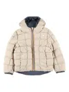 K-way Jack Reversible Padded Jacket In Neutral