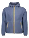 K-way Jack Sherpa-fleece Hooded Jacket In Blue
