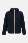 K-way Jack Sherpa Polar Double Jacket In Blue