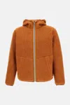 K-way Jack Sherpa Polar Double Jacket In Orange