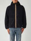 K-way Dual Sided Fleece Hooded Jacket In Blue