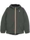 K-way K Way Giubbino Le Vrai 4.0 Claude Blue Royal Marine In Green