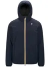 K-way Veste Coupe-vent Le Vrai 3.0 Eiffel En Nylon In Blue