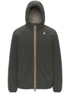 K-way Reversible Jack St Reversible Hot Man Head Reversible With Waterproof Design K6128vw B3a In Green