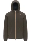 K-way Reversible Jack St Reversible Hot Man Head Reversible With Waterproof Design K6128vw B3a In Green
