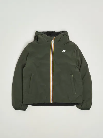 K-way Kids' Jack St Warm Double Jacket In Brown