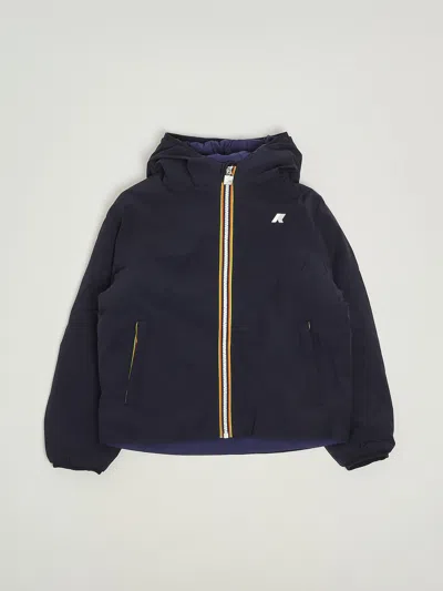 K-way Kids' Jack St Warm Double Jacket In Blue