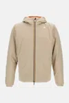 K-way Adjustable Hooded Reversible Jacket In Neutral