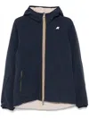 K-way Long-sleeved Casual Jacket In Blue