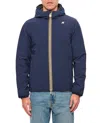 K-way Jack St Warm Reversible Coat In Blue