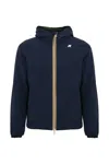 K-way Jack St Thermo Reversibile Jacket In Blue