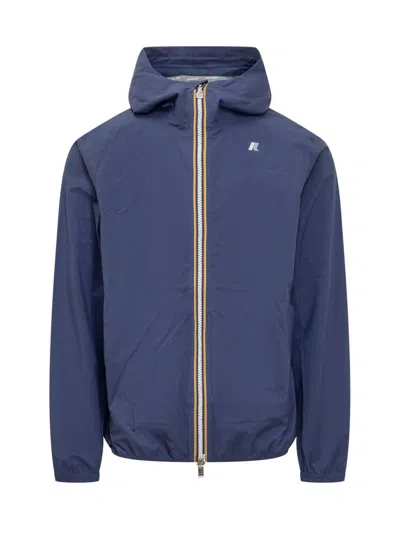 K-way Jack Stretch Nylon Jersey Clothing In Blue