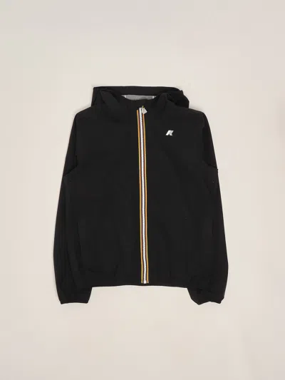 K-way Jack Stretch Dot Jacket In Black