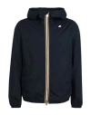 K-way Jack Stretch Dot Man Jacket Midnight Blue Size Xxl Polyester, Polyurethane In Navy Blue