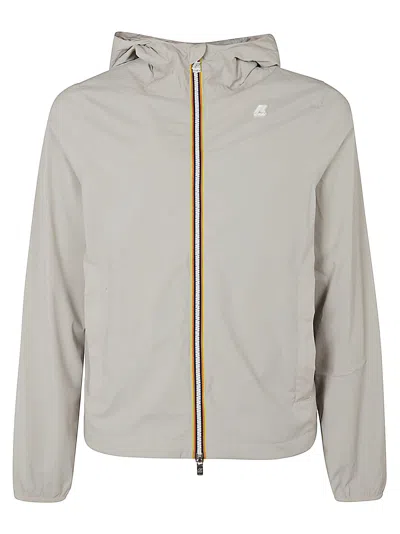 K-way Amaury Stretch Nylon Jersey In Gray