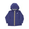 K-way 'jack' Stretch Nylon Jacket Kids In Blue