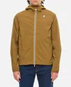 K-way Jack Stretch Nylon Jersey Jacket In Brown