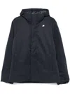 K-way Jack Twill Marmotta Jacket In Blue
