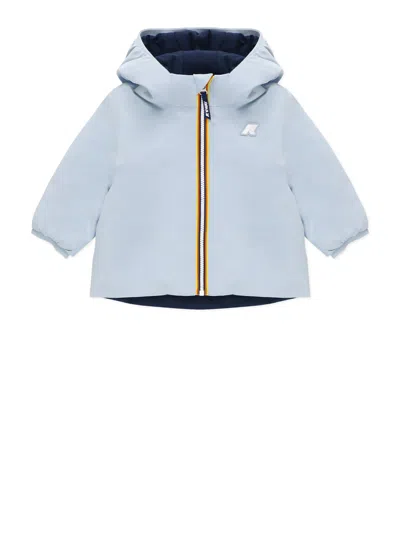 K-way Babies' Jack Warrn Double Jacket In Light Blue