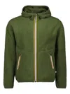 K-way Jack Zip-fastening Jacket In Green