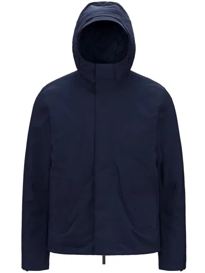 K-way Jacken Bonded Padded Clothing In Blue