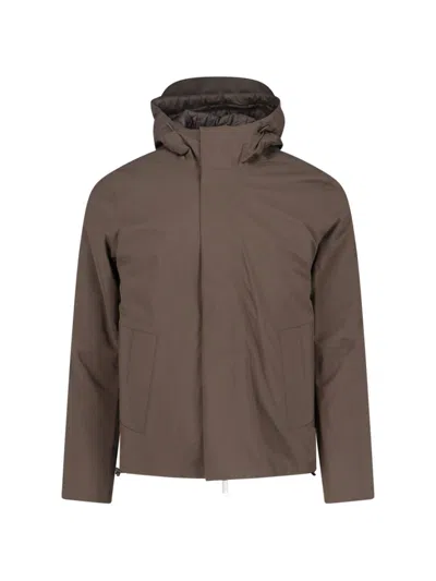K-way Jacken Bonded Padded Jacket In Brown