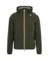 K-way Jack Stretch Dot Jacket In Green