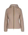 K-way Jacket In Brown